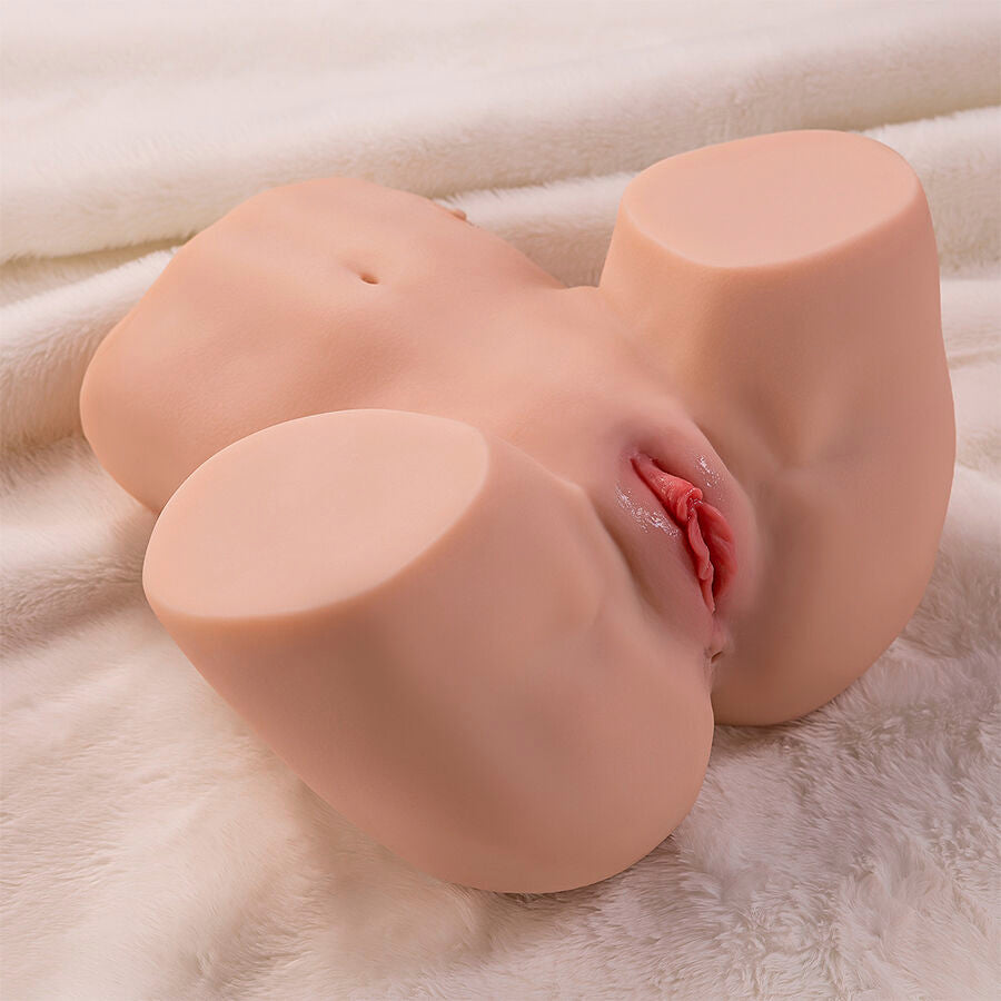 XISE - MAYA SUCKENDE REALISTISK VAGINA OG ANUS MASURBATTOR MED VIBRATION OG SUGNING 4,5 KG
