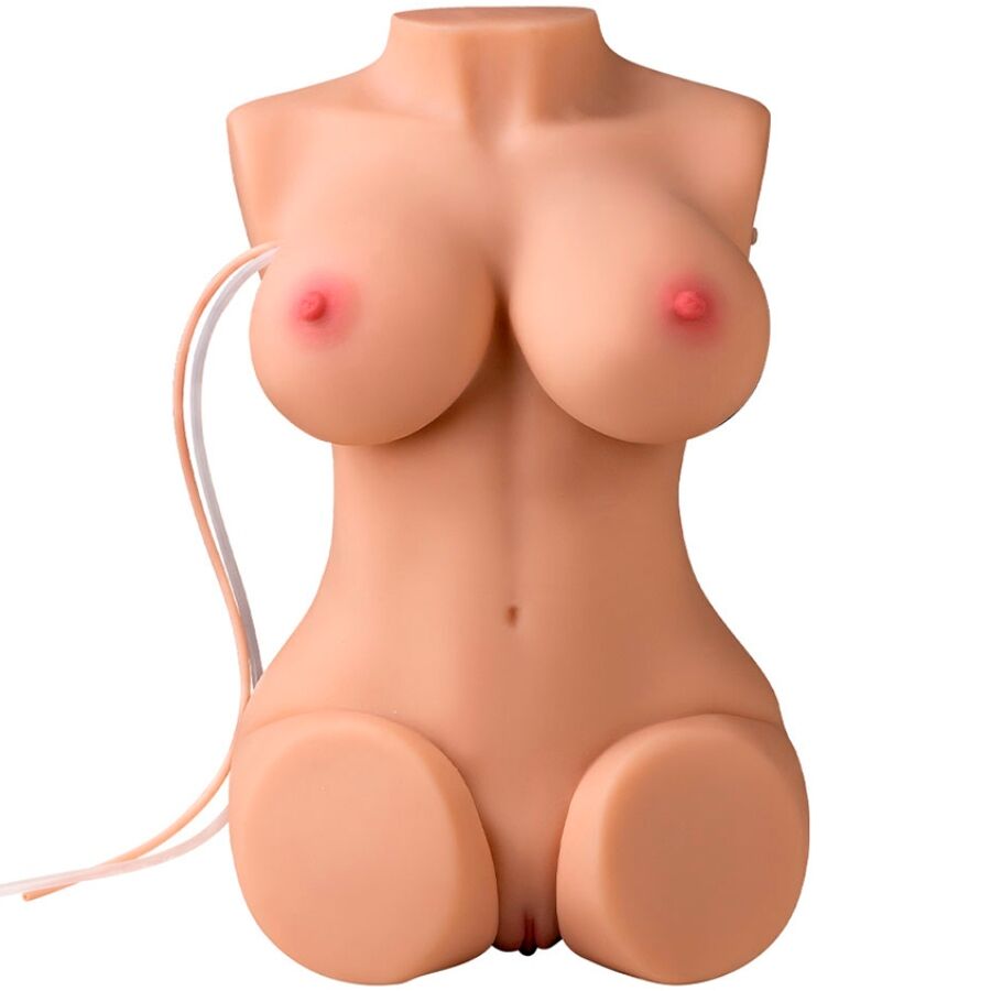 XISE - WENDY SUGENDE KVINDETORSO MED VIBRATION OG FJERNBETJENING 6 KG