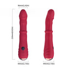 ARMONY - TERMOJUSTERBAR POINT A STIMULATOR VIBRATOR DILDO RØD