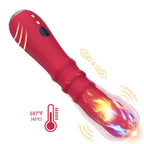 ARMONY - TERMOJUSTERBAR POINT A STIMULATOR VIBRATOR DILDO RØD