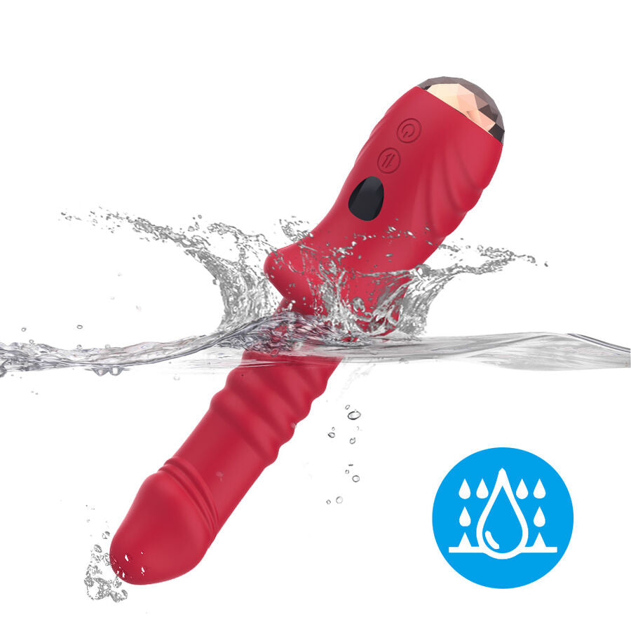 ARMONY - POINT A STIMULERENDE VIBRATOR DILDO RØD