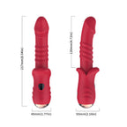 ARMONY - POINT A STIMULERENDE VIBRATOR DILDO RØD