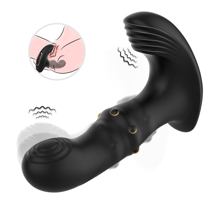 ARMONY - ANAL PROSTATAVIBRATOR FJERNBETJENING SORT