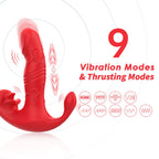 ARMONY - ANALVIBRATOR TRUSSER C OG G-PUNKT STIMULATOR FJERNBETJENING RØD
