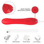 ARMONY - VIBRATOR MED OSCILLERENDE TUNGE RØD