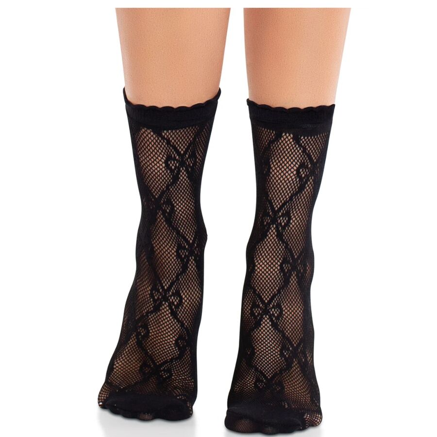 LEG AVENUE - SORTE BLONDE SLØFFE BLONDE SOKKER