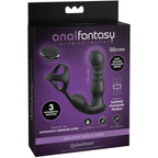 ANAL FANTASY ELITE COLLECTION - VIBRERENDE ANALRING OG MASSAGEAPPARAT MED FJERNBETJENING
