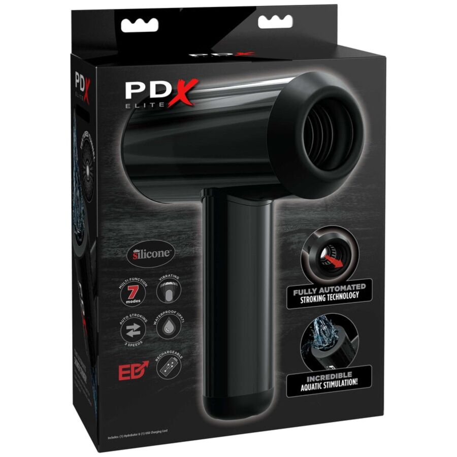 PDX ELITE - DOBBELT AKVATISK AUTOMATISK MASTURBATOR