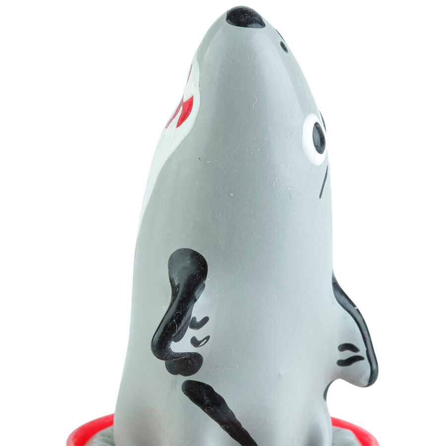 KONDOMERI - HÅNDMALEDE NYHEDSKONDOMER SHARK MODEL 1