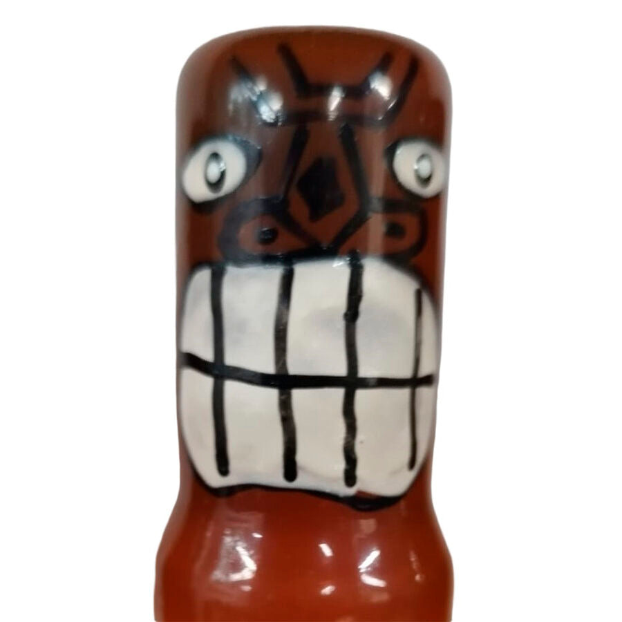 KONDOMERI - HÅNDMALEDE NYHEDSKONDOMER TIKI TOTEM-FRIKI-02