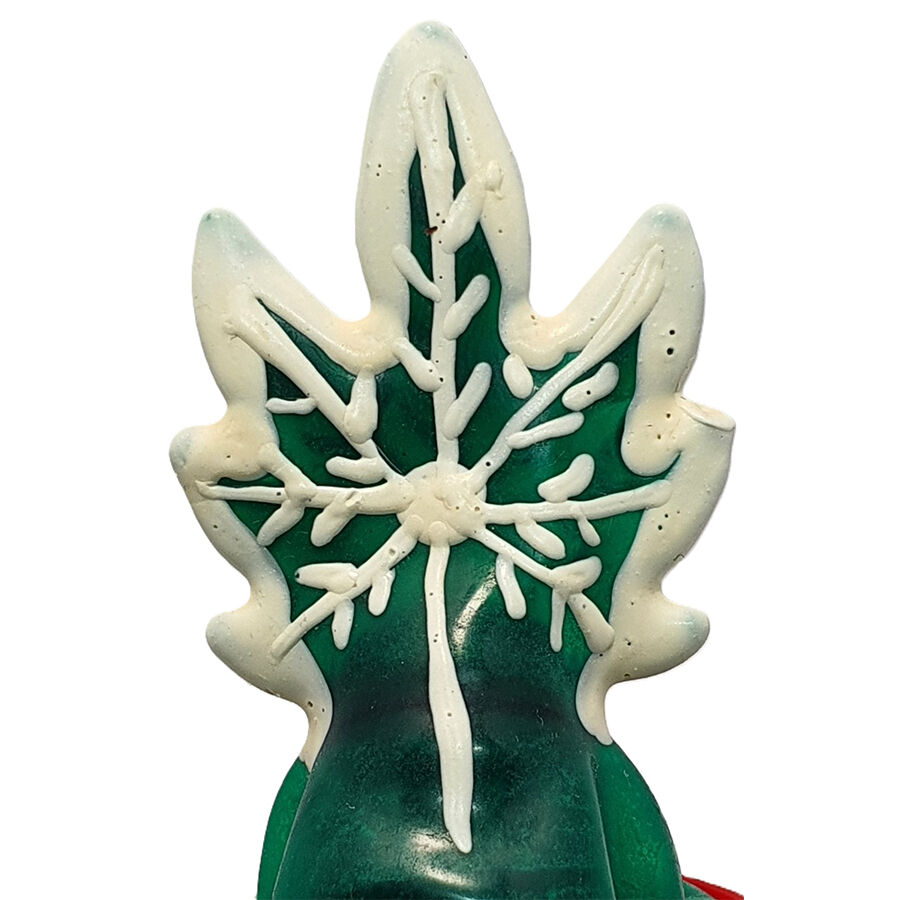 KONDOMERI - HÅNDMALEDE NYHEDSKONDOMER CANNABIS MODEL 2