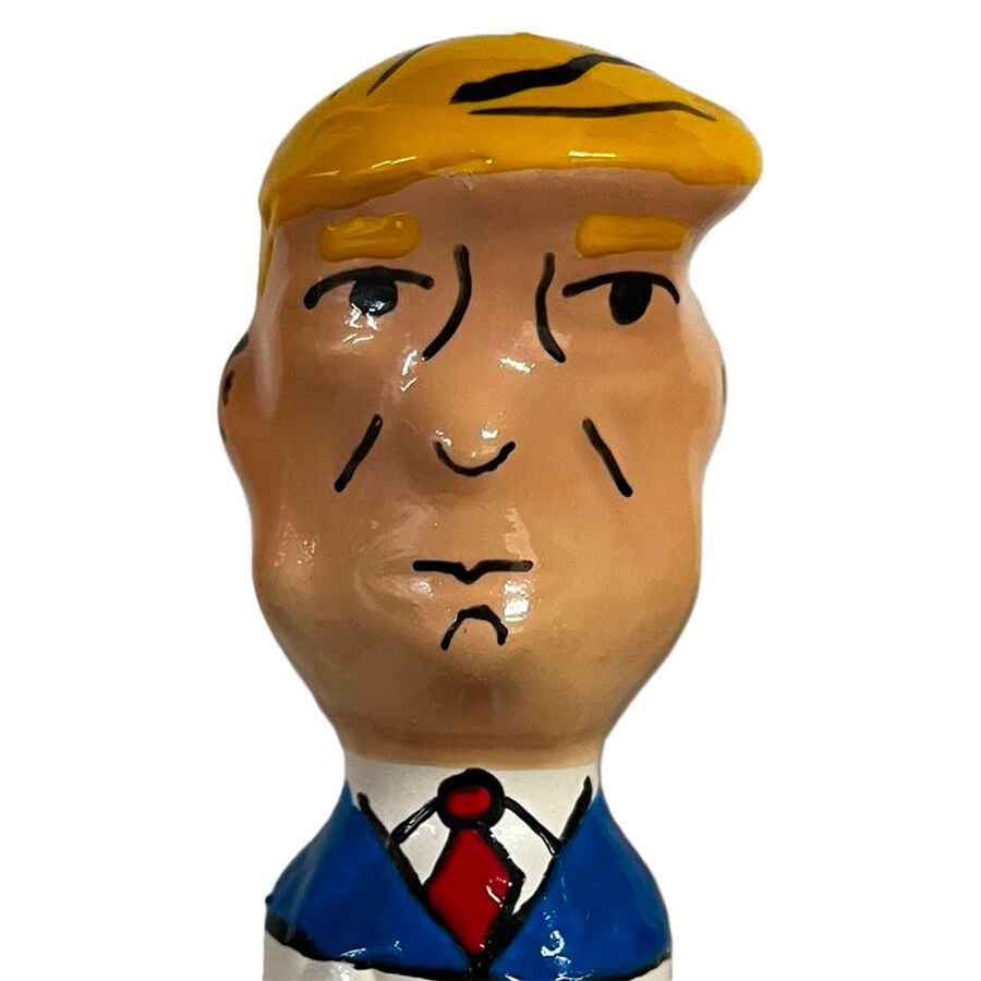 KONDOMERI - HÅNDMALEDE NYHEDSKONDOMER GRUMPY TRUMP XL