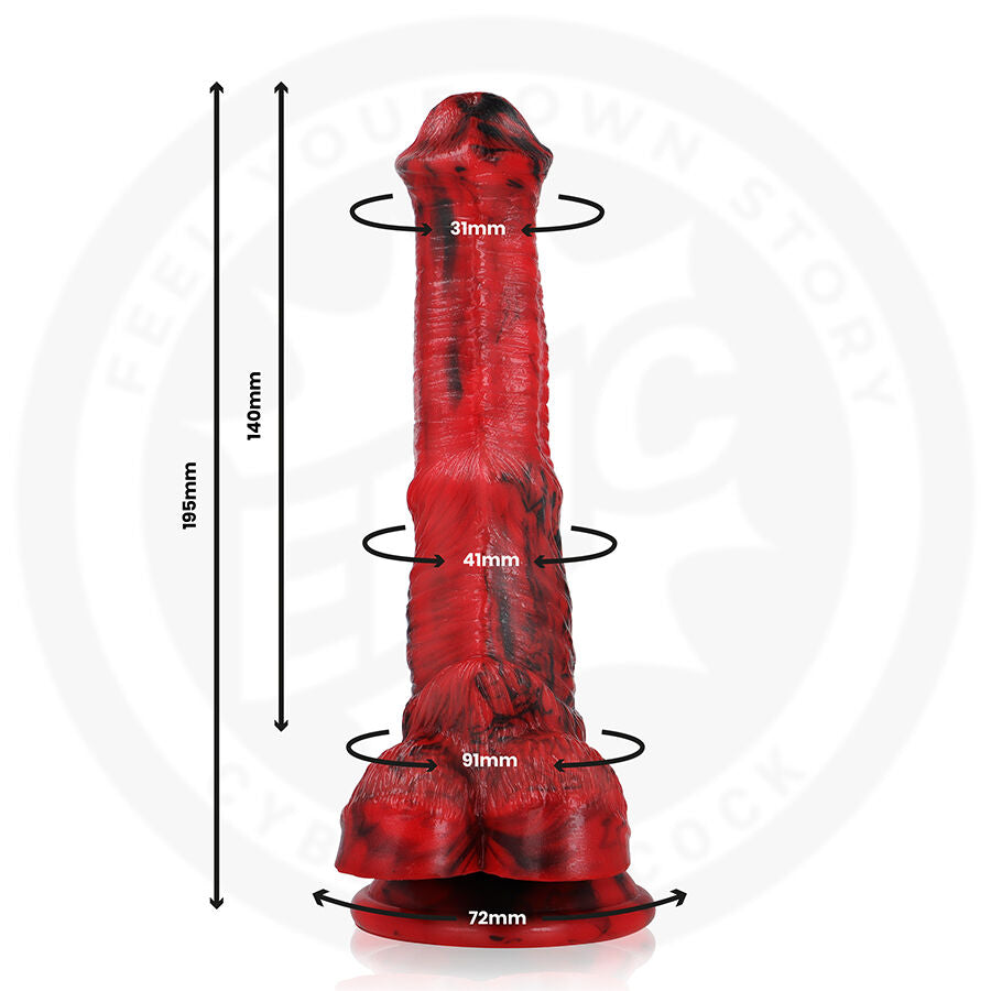 EPISK - DILDO VULCANUS NATDRAGE