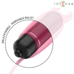 INTENS - SKARLAGET VIBRERENDE KUGLER RØD DÆMON 9,3 X 2,4 CM