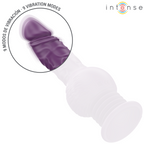 INTENSE - TATUM MULTIFUNKTIONSVIBRATOR MED OP- OG NEDVIBRATION 24 CM LILLA