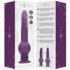 INTENSE - TATUM MULTIFUNKTIONSVIBRATOR MED OP- OG NEDVIBRATION 24 CM LILLA