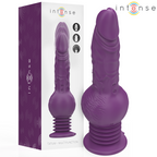 INTENSE - TATUM MULTIFUNKTIONSVIBRATOR MED OP- OG NEDVIBRATION 24 CM LILLA
