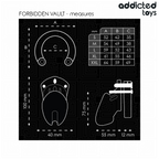 ADDICTED TOYS LOCKED - FORBUDTEN VAULT PENISBUR 10 CM