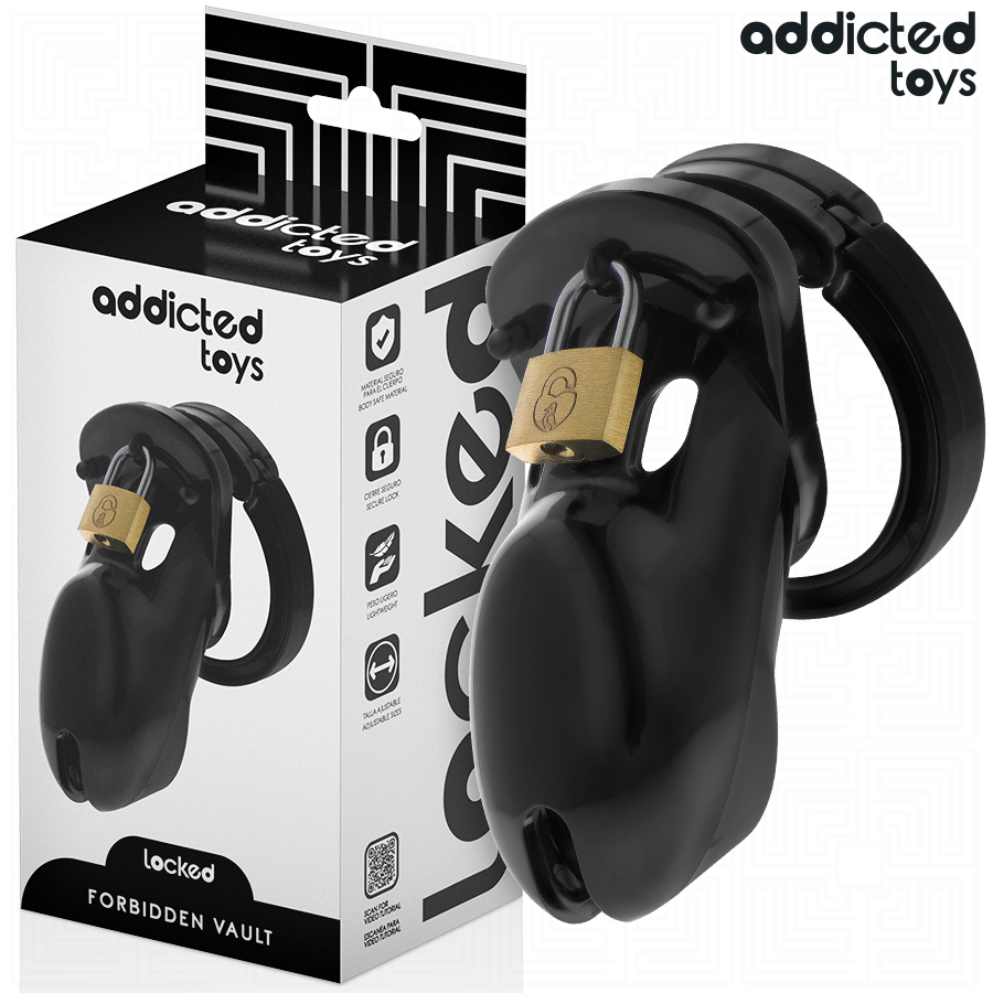 ADDICTED TOYS LOCKED - FORBUDTEN VAULT PENISBUR 10 CM