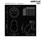ADDICTED TOYS LOCKED - MINDNIGHT CELL PENIS CAGE STØRRELSE S