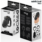 ADDICTED TOYS LOCKED - MINDNIGHT CELL PENIS CAGE STØRRELSE S