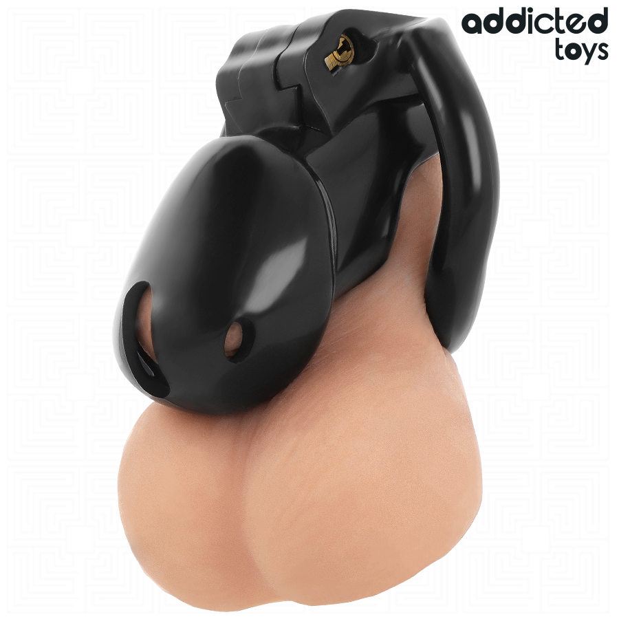 ADDICTED TOYS LOCKED - MINDNIGHT CELL PENIS CAGE STØRRELSE S