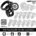 ADDICTED TOYS LOCKED - GILDEN CAGE SILIKONE PENISBUR 8,5 CM