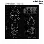 ADDICTED TOYS LOCKED - ETERNAL LOCK PENISBUR 9 CM