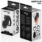 ADDICTED TOYS LOCKED - MINDNIGHT CELL PENIS CAGE STØRRELSE M