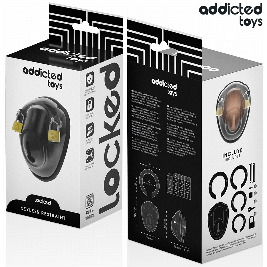 ADDICTED TOYS LICKED - NØGLEFRIT PENISBUR 11,5 CM