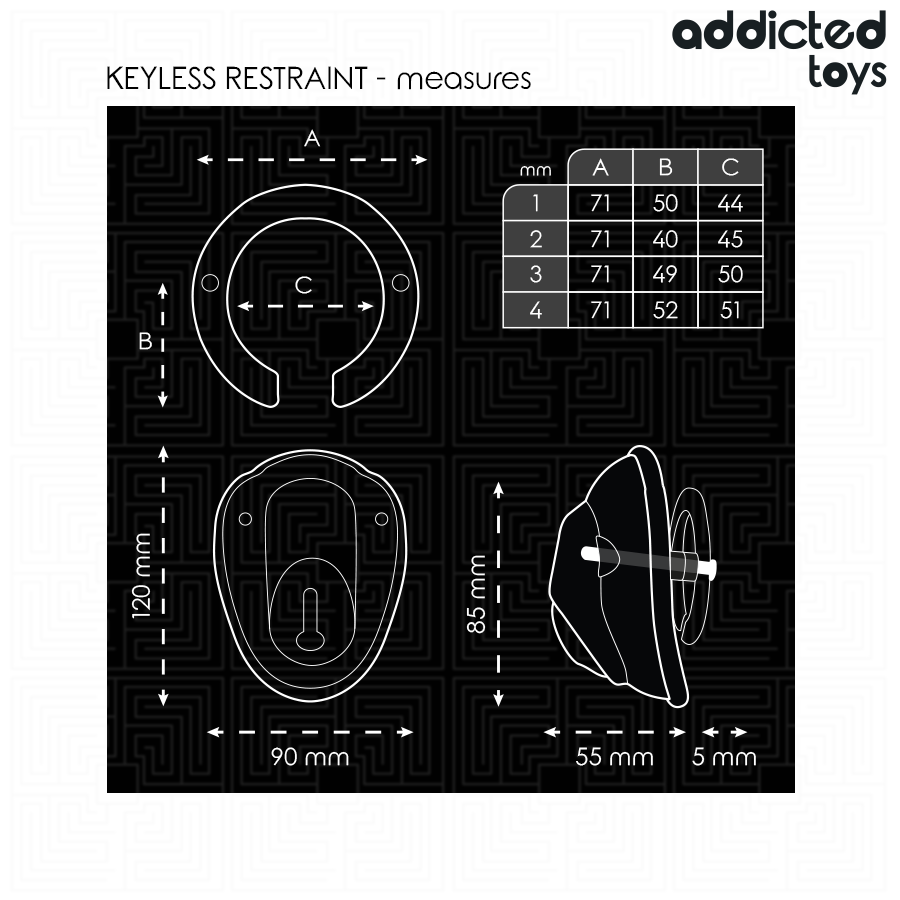 ADDICTED TOYS LICKED - NØGLEFRIT PENISBUR 11,5 CM