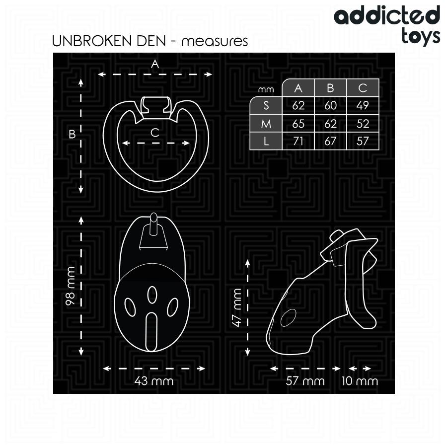ADDICTED TOYS LICKED - UBRUDT PENISBUR 9,8 CM