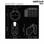 ADDICTED TOYS LOCKED - FORSEGLET KRYPTPENISBUR 8 CM