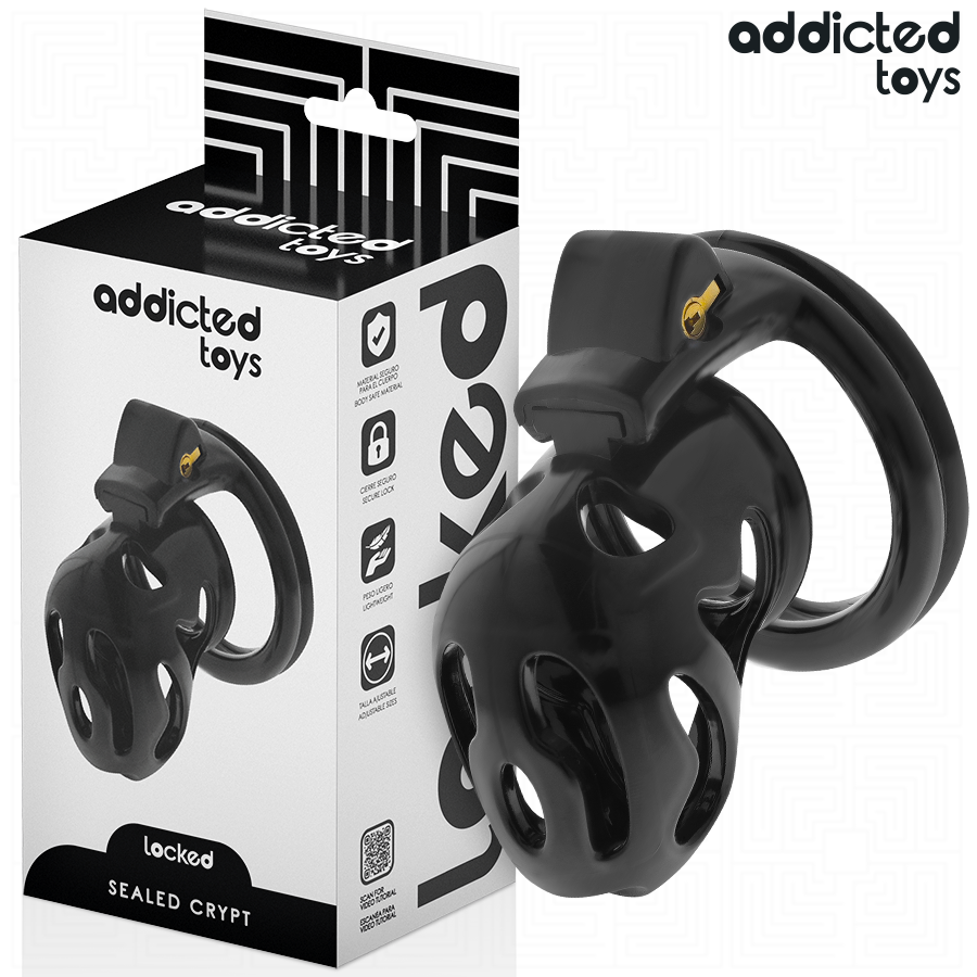 ADDICTED TOYS LOCKED - FORSEGLET KRYPTPENISBUR 8 CM