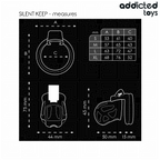 ADDICTED TOYS LOCKED - SILENT KEEP PENISBUR 7,5 CM