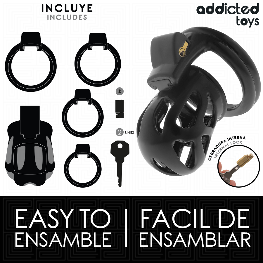 ADDICTED TOYS LOCKED - SILENT KEEP PENISBUR 7,5 CM