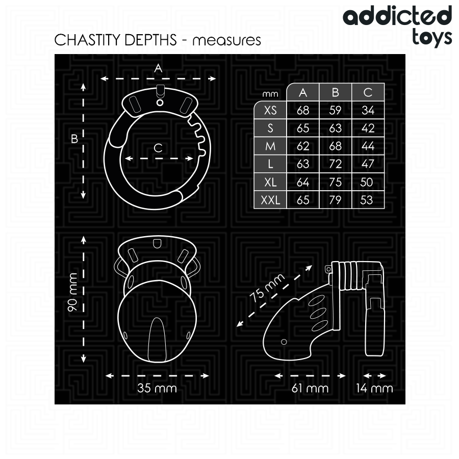 ADDICTED TOYS LICKED - KYSKHEDSDYBDE PENISBUR 7,5 CM