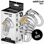 ADDICTED TOYS LOCKED - JERNCELLE METAL PENISBUR 4 CM STØRRELSE S