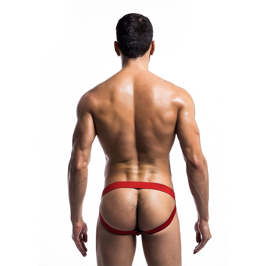 MOB - RØD FETISH JOCKSTRAP BADEDRAGT STØRRELSE M