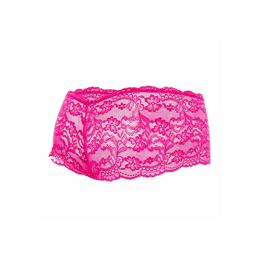 MOB - LYSERØDE BOXERSORTER MED BLONDE, STØRRELSE L/XL