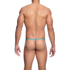 MOB - TRANSPARENT T-FORMET T-BROSS AQUA STØRRELSE S/M