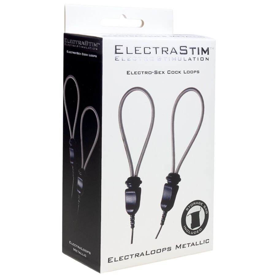 ELECTRASTIM - ELECTRALOOPS E-STIM JUSTERBARE METALPENISRINGE