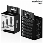 ADDICTED TOYS - SÆT MED 3 ANALPLUGGESILIKONE MODEL 2