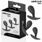 ADDICTED TOYS - SÆT MED 3 ANALPLUGGESILIKONE MODEL 3
