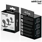 ADDICTED TOYS - SÆT MED 3 ANALPLUGGESILIKONE MODEL 3