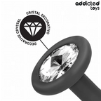 ADDICTED TOYS - SÆT MED 3 ANALPLUGGESILIKONE MED SMYKKER