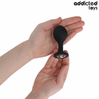 ADDICTED TOYS - SÆT MED 3 ANALPLUGGESILIKONE MED SMYKKER