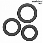 ADDICTED TOYS - SÆT MED SILIKONERINGE MODEL 1