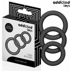 ADDICTED TOYS - SÆT MED SILIKONERINGE MODEL 1