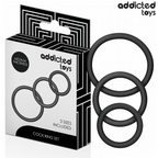 ADDICTED TOYS - SÆT MED SILIKONERINGE MODEL 2